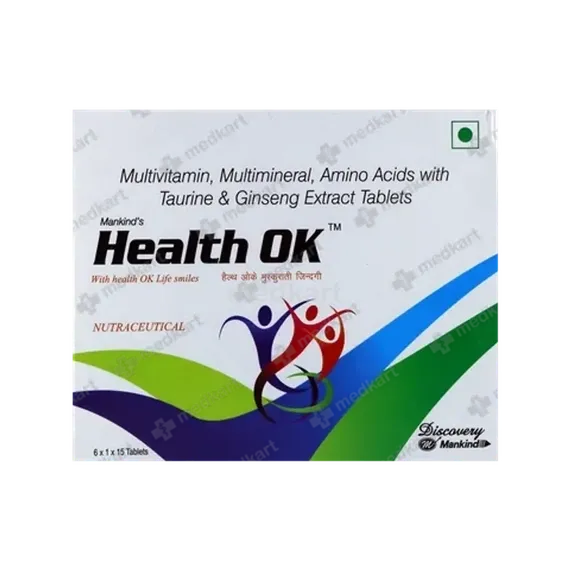 health ok tablet 15's